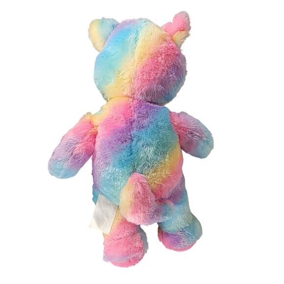 Build-A-Bear Great Wolf Lodge Rainbow Plush Cat 17" Stuffed Animal Toy 2021 - Picture 3 of 12